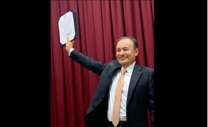 El Instituto Estatal Electoral de Sonora entregó la constancia de mayoría y validez de la elección como gobernador electo a Alfonso Durazo Montaño para el periodo 2021-2027. (EL UNIVERSAL)
