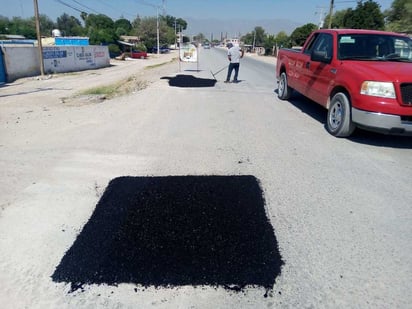 Suman en total 6,600 metros cuadrados de pavimento reparado.