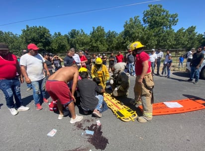 Del accidente se hicieron cargo los elementos de Tránsito y Vialidad para elaborar el informe y deslindar responsabilidades.