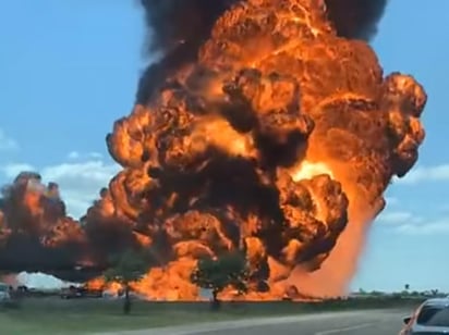 Varios bomberos resultaron heridos (CAPTURA)