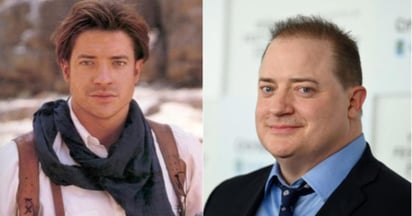 Este fin de semana tuvo lugar el Festival de Cine de Tribeca de Nueva York, donde el actor Brendan Fraser sorprendió con su aspecto físico.  (ESPECIAL) 