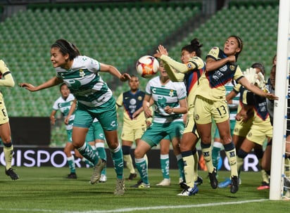 Complicado encuentro tendrán las Albiverdes el próximo lunes 19 cuando reciban en el Corona al América. (ARCHIVO)