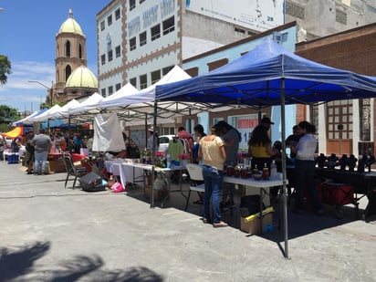 En busca de apoyar a las mujeres emprendedoras y sobre todo reactivar la economía “golpeada” por la pandemia del COVID-19, el recién conformado colectivo Colibrí realizó el llamado Bazar Neni Laguna sobre el Paseo Independencia, actividad que pretenden realizar una vez al mes en apoyo al comercio local. (GUADALUPE MIRANDA)