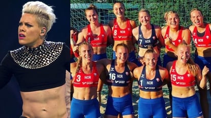 La cantante pop estadounidense Pink se ha ofrecido a pagar una multa impuesta al equipo femenino de handball de playa de Noruega por usar pantalones cortos en lugar de la requerida parte inferior de un bikini.  (ESPECIAL) 