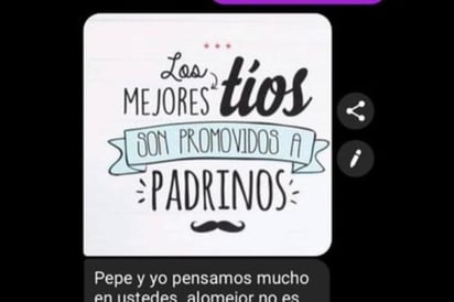 Este fin de semana se volvió viral en redes sociales la secuencia de capturas de pantalla de una conversación en Messenger de Facebook, donde una mujer le pide a una 'amiga' que sea su madrina de bautizo, pero sin ser invitada.  (ESPECIAL) 