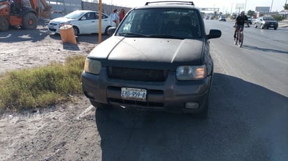 Solo daños materiales dejó el choque alcance en el Periférico. (EL SIGLO DE TORREÓN)