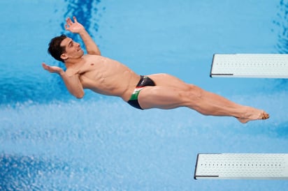 El clavadista mexicano Rommel Pacheco (35 años) avanzó a la Final de prueba individual de Trampolín de 3 metros en Tokio 2020. (EFE)