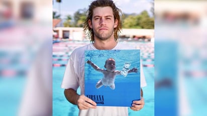 Demanda. Spencer Elden, quien fue el bebé en la portada del álbum 'Nevermind', demanda a la banda por pornografía infantil. (ESPECIAL) 