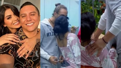 El matrimonio de Kimberly Flores y Edwin Luna se encuentra bajo polémica luego de que la modelo fuera acusada de serle infiel al cantante en el reality de Telemundo, La Casa de los Famosos. (ESPECIAL) 