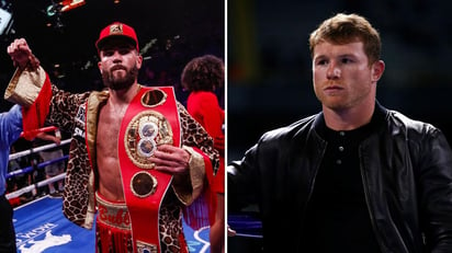 Caleb Plant cuestionó los métodos de trabajo de Saúl 'Canelo' Álvarez y Eddy Reynoso por el reciente caso positivo de dopaje de Óscar Valdez, quien pertenece al Canelo Team. (ARCHIVO) 
