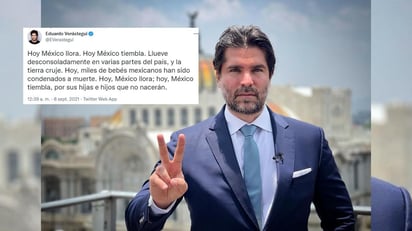 Eduardo Verástegui lamentó que la Suprema Corte de Justicia de México declarara inconstitucional penalizar el aborto. (ESPECIAL)