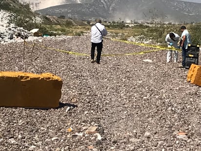 El hallazgo ocurrió en el vado del río Nazas, frente a la colonia Vista Hermosa de Torreón.