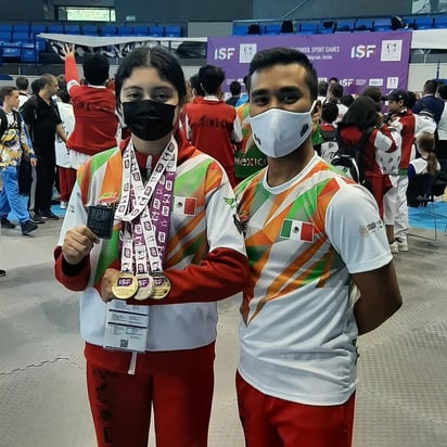 Carol y Emiliano cumplieron con excelentes actuaciones; la joven de Palaú se destacó como la mejor atleta de todo el evento. (ESPECIAL)