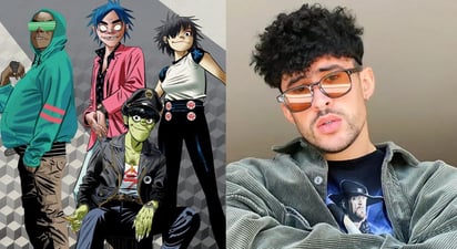 El anuncio de la nueva colaboración entre Gorillaz con Bad Bunny trajo diversas reacciones por parte de los fans (ESPECIAL) 