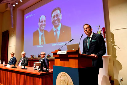 Los ganadores fueron anunciados por Thomas Perlmann, secretario general del Comité del Nobel. (EFE)