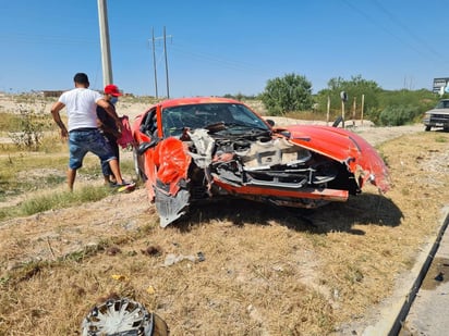 Choque dejó a dos menores de edad lesionados. (EL SIGLO DE TORREÓN)