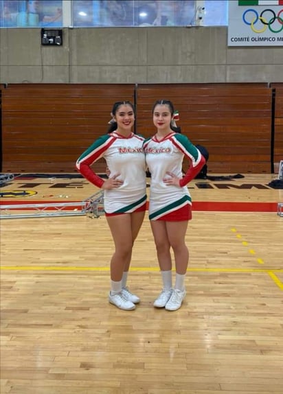 Ivanna y Sofía formaron parte de la selección mexicana de porras o Cheerleader, dentro de esta competencia que fue virtual.