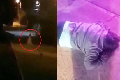 La mujer salió vestida de blanco a la calle gritando '¡Ay, mis hijos!', mientras emulaba ser el 'fantasma' de 'La llorona', hecho que le costó la vida, pues habría sido baleada por sus propios vecinos (CAPTURA) 