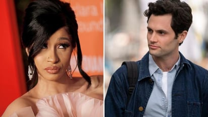 La rapera Cardi B ha demostrado ser una fan apasionada de la serie de Netflix ,You, al nivel de que la interprete de 'Bodak Yellow', ya estableció una amistad con el protagonista Penn Badgley, es decir Joe. (CORTESÍA) 
