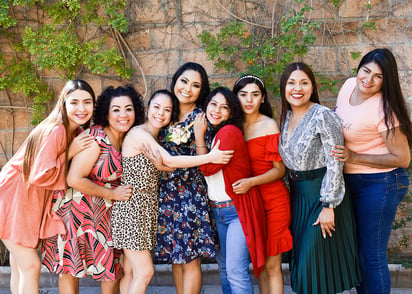 Merry Dávila, Perla González, María de la Rosa, Steffany Dávila, Diana Castelán, Fernanda Pacheco, Zaira Luévano y Flor Aguirre (EL SIGLO DE TORREÓN/CORTESÍA) 