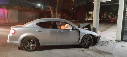 El accidente se registró minutos antes de las tres horas de la madrugada. (EL SIGLO DE TORREÓN)