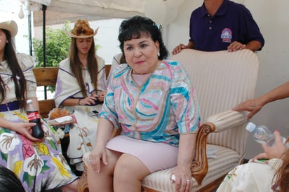 Del recuerdo. Carmelita fue mariscal del desfile de la Feria de Torreón celebrado en septiembre de 2012.