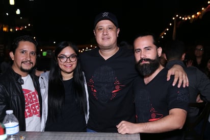 Nico Glz, Gabo Melendez, Flor Muñoz y James Carrillo (EL SIGLO DE TORREÓN/ERICK SOTOMAYOR) 