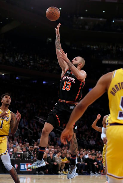 Evan Fournier anotó 26 puntos en la victoria de los Knicks.