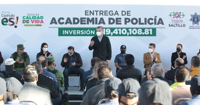 Se inviertieron más de 19 mdp en la Academia de Policía.