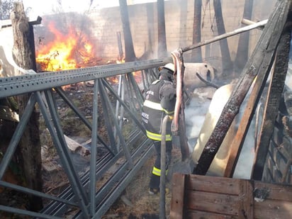 El incendio se registró esta la mañana en Gómez Palacio. (ARCHIVO) 