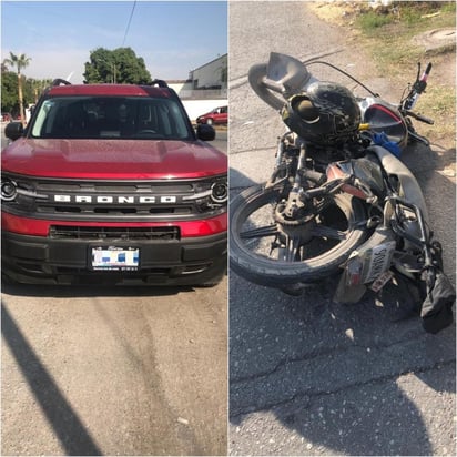 El accidente ocurrió en el cruce de la avenida Juárez y calle Juan Pablos. (EL SIGLO DE TORREÓN)
