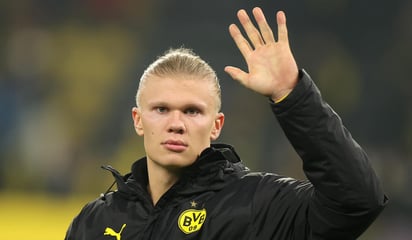 El director ejecutivo del Borussia Dortmund, Hans-Joachim Watzke, confirmó hoy el interés del Real Madrid en Erling Haaland, pero dejó en el aire si el jugador se irá, al tiempo que expresó su preferencia por que siga en la Bundesliga. (EFE)
