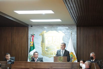 Riquelme asistió al informe anual de actividades 2021 del magistrado Miguel Felipe Mery Ayup.