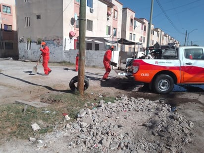 Los encargados de la labor de limpieza en esta zona, fueron integrantes de la brigada 'La Ola'.