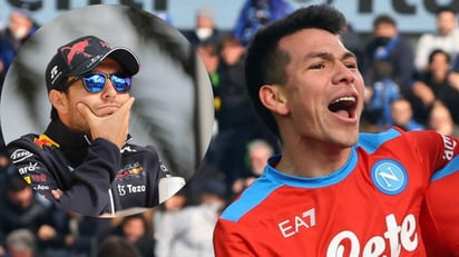 Napoli elogia a 'Checo' Pérez gracias a Hirving 'Chucky' Lozano