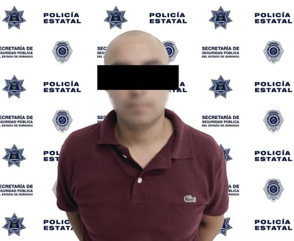 El hombre fue detenido por personal de la Policía Estatal.