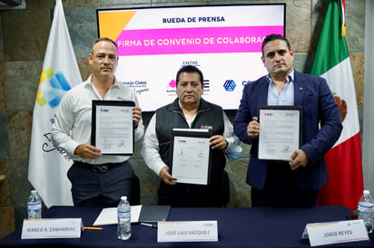 Firman convenio INE, CCI y Coparmex para el fortalecimiento de los ejercicios democráticos en la región. (EL SIGLO DE TORREÓN)