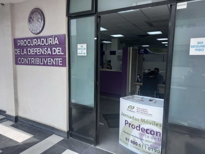 La Procuraduría Federal de Defensa del Contribuyente (Prodecon) brinda distintos servicios a Personas Físicas y Morales. (EL SIGLO DE TORREÓN)