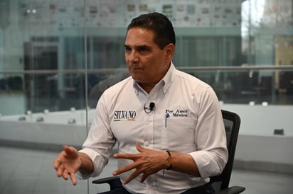 El exgobernador de Michoacán, Silvano Aureoles, asegura que es necesario un frente opositor fuerte para las elecciones del 2024. (VERÓNICA RIVERA)