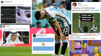 Derrota de Argentina en su debut en el Mundial deja muchos memes