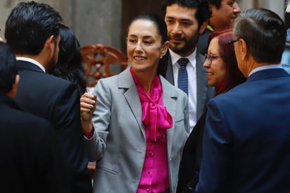 'Sí, si quiero ser presidenta', dijo la Jefa de Gobierno de la Ciudad de México, Claudia Sheinbaum. (EL UNIVERSAL)