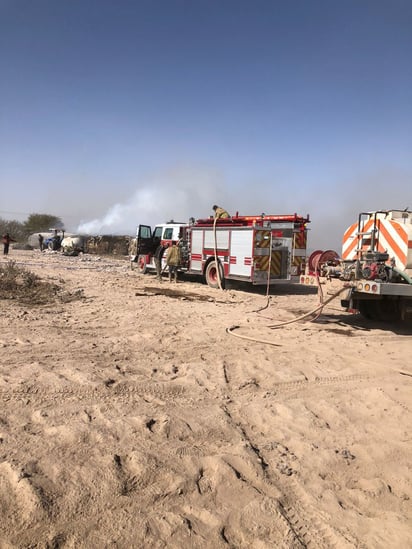 Fueron alrededor de 12 módulos de algodón los que se vieron afectados por el incendio.