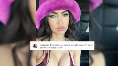 Megan Fox desata las redes tras publicar que está buscando novia