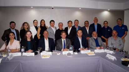 Representantes de la Embajada de Estados Unidos se reunieron con empresarios laguneros. (EL SIGLO DE TORREÓN)