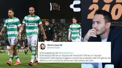 'Tengan tantita m… y digan que no quieren estar', estalla Markin López contra jugadores de Santos 