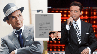 'Querido Micki', Luis Miguel comparte la emotiva carta que recibió de Frank Sinatra