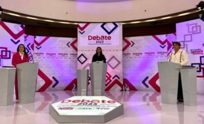 Segundo debate entre Delfina Gómez y Alejandra Del Moral