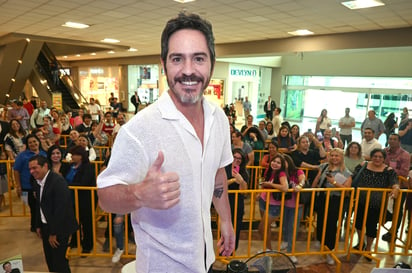 Visita. Mauricio Ochmann habló del buen recibimiento que le da Torreón cada vez que está en la ciudad por cuestiones de trabajo como obras de teatro o firmas de autógrafos.