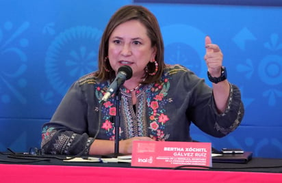 Xóchitl Gálvez anunció su decisión de competir por la candidatura presidencial de la alianza Va por México, rumbo a las elecciones de 2024 en el país. (ARCHIVO)