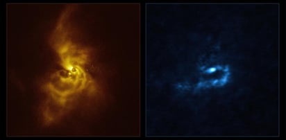 El trabajo se basa en una imagen obtenida con el instrumento Spectro-Polarimetric High-contrast Exoplanet REsearch (SPHERE) del VLT de ESO. (ESPECIAL)